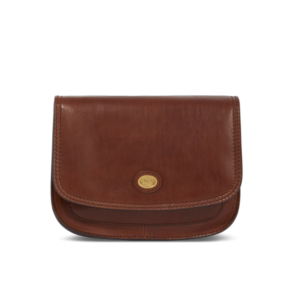 The Bridge Borsa a tracolla cuoio marrone in pelle con zip