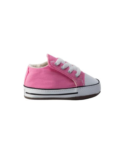 Converse Chuck Taylor All Stars Cribster Mid scarpe da culla rosa