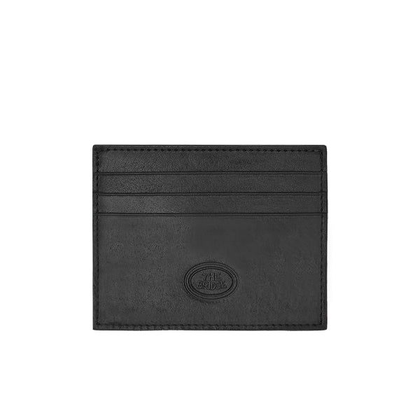 The Bridge Portacarte in pelle compatto Nero