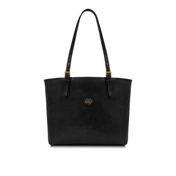 The Bridge Borsa shopper pelle donna con zip Nero