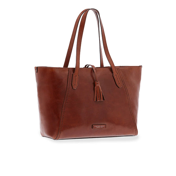 The Bridge Borsa shopper pelle con nappine