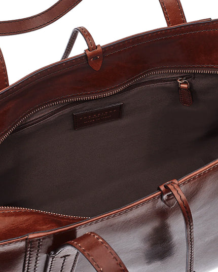 The Bridge Borsa shopper pelle con nappine