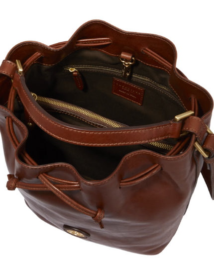 The Bridge Borsa secchiello pelle con tracolla