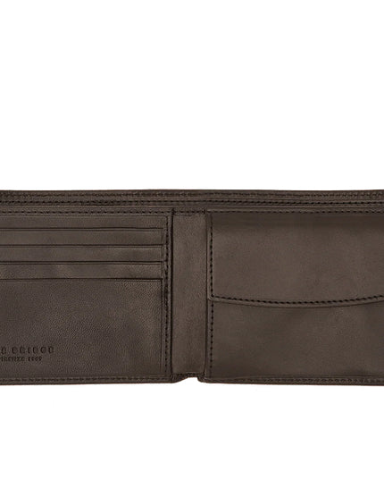 The Bridge Portafogli di pelle da uomo con portamonete Story Uomo Nero