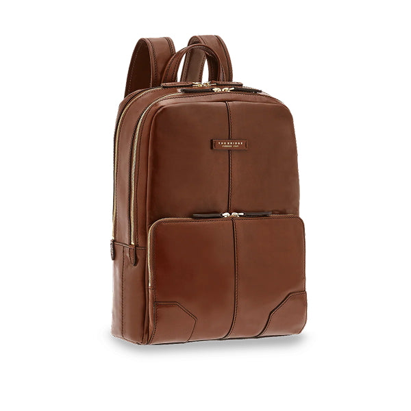 The Bridge Zaino in pelle porta pc uomo due zip Vespucci