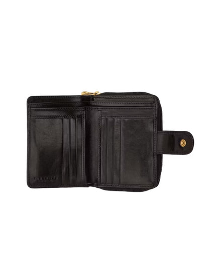 The Bridge Portafogli in pelle donna piccolo con portamonete Story Donna  Nero