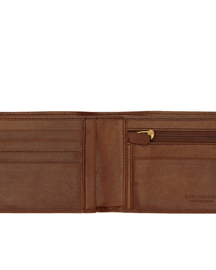 The Bridge Portafogli di pelle da uomo con portamonete a zip
