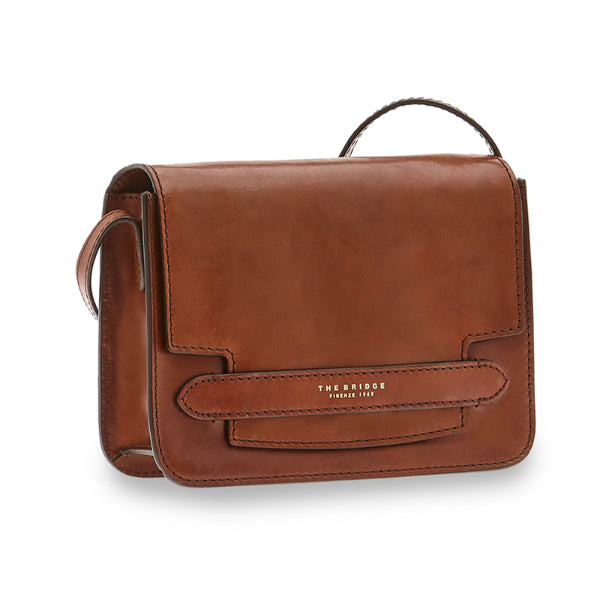The Bridge Lucrezia borsa a tracolla in pelle con logo