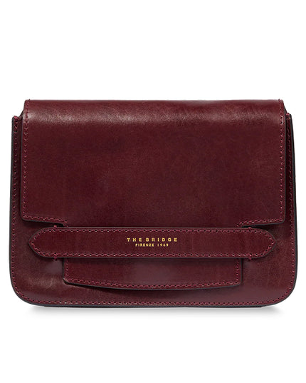 The Bridge Lucrezia borsa a tracolla in pelle con logo