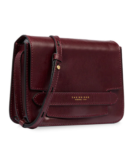 The Bridge Lucrezia borsa a tracolla in pelle con logo
