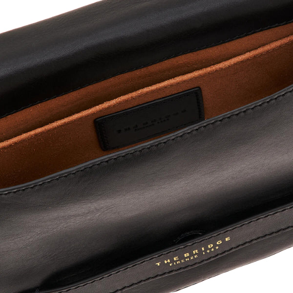 The Bridge Lucrezia borsa a tracolla in pelle con logo