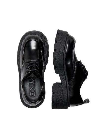 Only scarpe stringate con suola scanalata