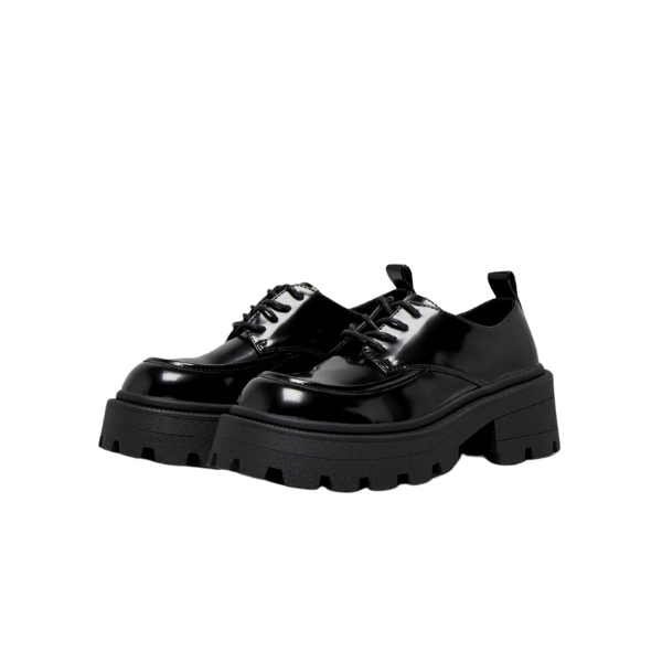 Only scarpe stringate con suola scanalata