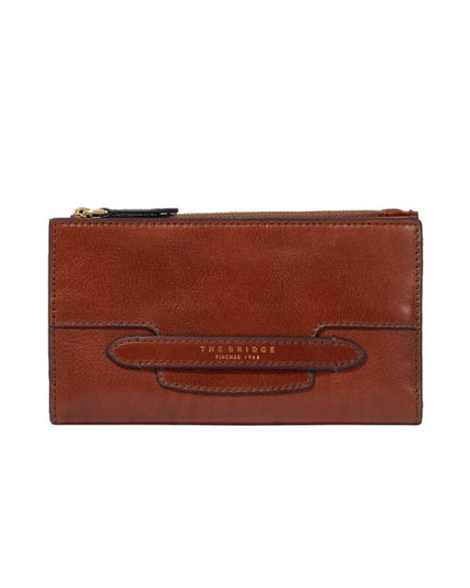 The Bridge Lucrezia portafoglio con zip e bottone