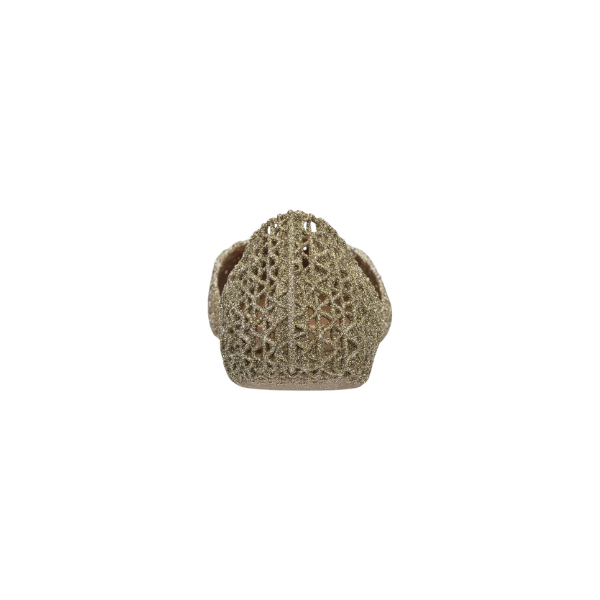 Melissa Campana Papel VII AD ballerine con glitter applicati Gold