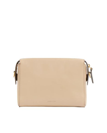 The Bridge Borsa tracolla pelle chiusa con zip Frida Butter