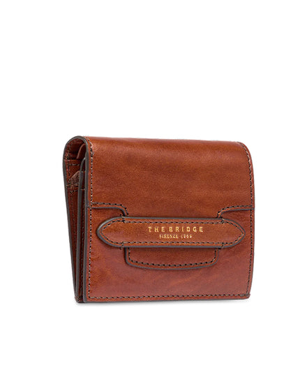 The Bridge Portafogli donna  in  pelle piccolo con portamonete LUCREZIA