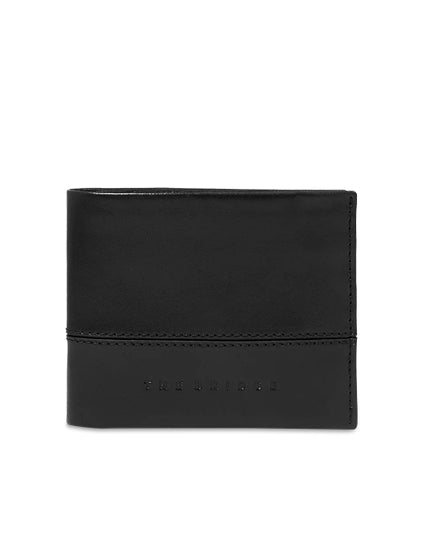 The Bridge Portafogli di pelle da uomo con portamonete Damiano Nero