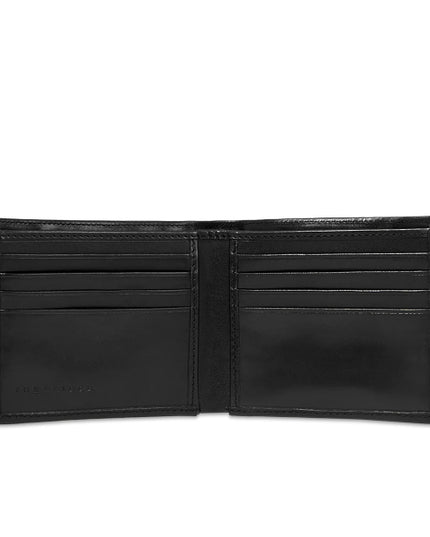The Bridge Portafogli di pelle da uomo con portamonete Damiano Nero