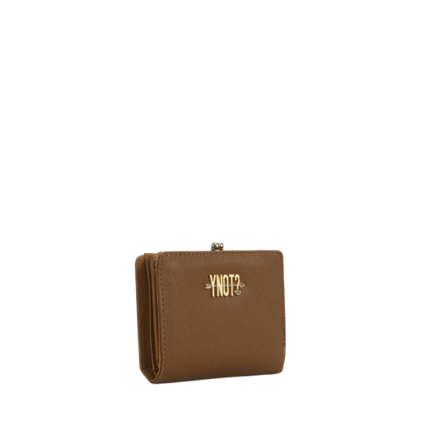 Ynot portafogli piccolo in ecopelle con portaspicci