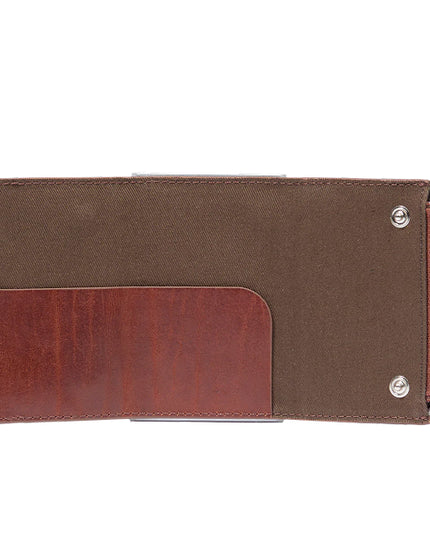 The Bridge Portacarte in pelle a scatto con protezione rfid Story Uomo