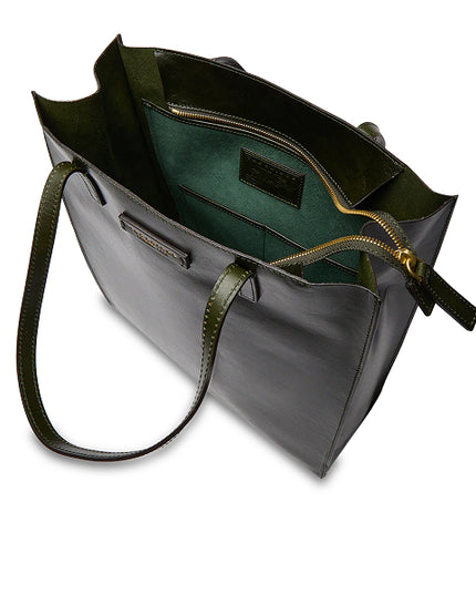 The Bridge Mirra borsa shopping in pelle sfoderata Tirolo