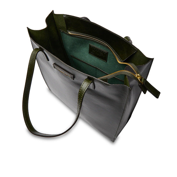 The Bridge Mirra borsa shopping in pelle sfoderata Tirolo