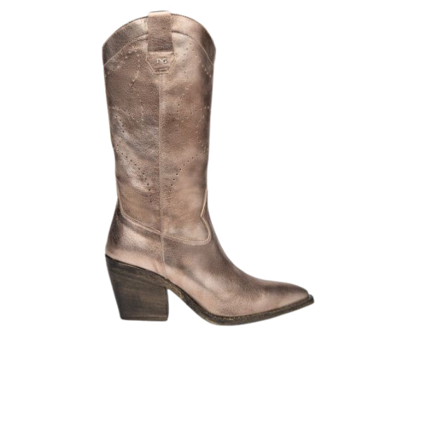 Nero Giardini stivali texani alti in pelle laminata