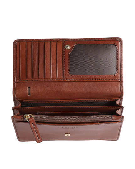 The Bridge portafoglio Florentin con zip esterna