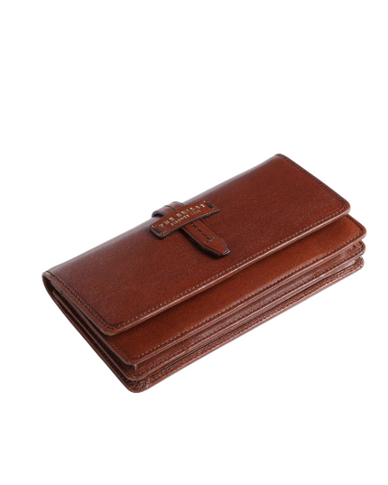 The Bridge portafoglio Florentin con zip esterna