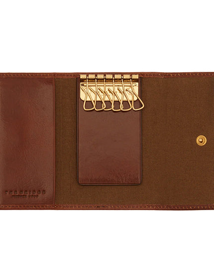 The Bridge Portachiavi in pelle con sei ganci Story Uomo