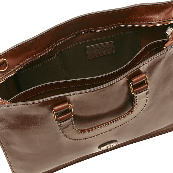 The Bridge  Cartella di pelle uomo con tracolla Story Uomo