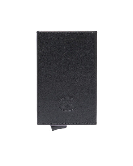 The Bridge  Portacarte  con protezione rfid in pelle a scatto Story Uomo Nero