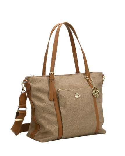 Ynot? Shopping Square Cloud In Tessuto Logato