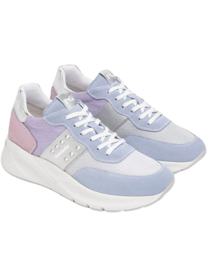 Nero Giardini sneakers in pelle e tessuto con borchie