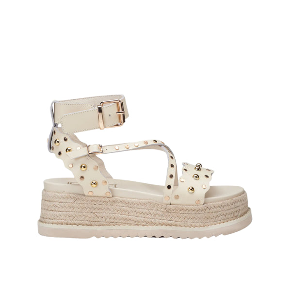 Cult Doja 4521 sandali platform in pelle con borchie