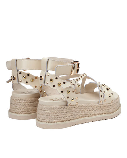 Cult Doja 4521 sandali platform in pelle con borchie