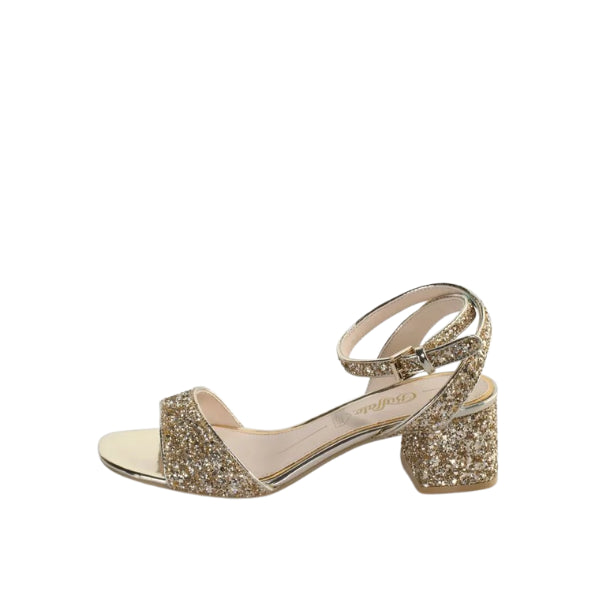 Buffalo Rainelle sandali glitter con tacco a blocco