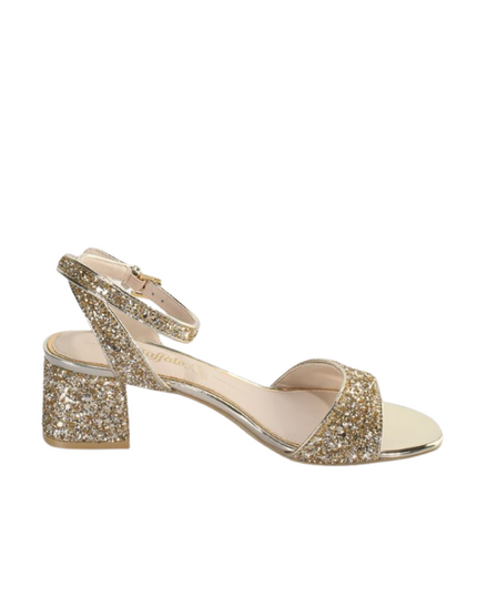 Buffalo Rainelle sandali glitter con tacco a blocco