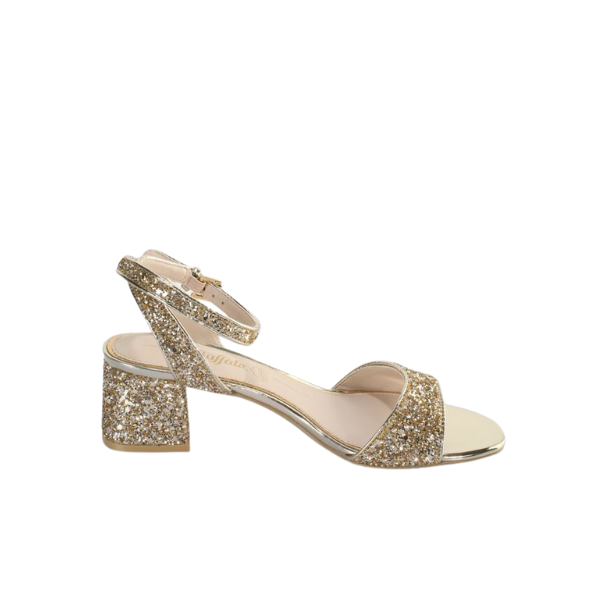 Buffalo Rainelle sandali glitter con tacco a blocco