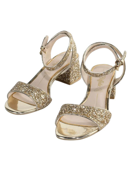 Buffalo Rainelle sandali glitter con tacco a blocco