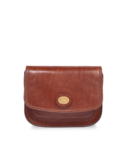 The Bridge Borsa tracolla in pelle a scomparti small size Story Donna