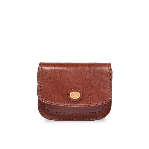 The Bridge Borsa tracolla in pelle a scomparti small size Story Donna