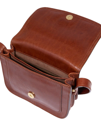 The Bridge Borsa tracolla in pelle a scomparti small size Story Donna