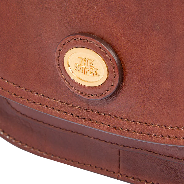 The Bridge Borsa tracolla in pelle a scomparti small size Story Donna