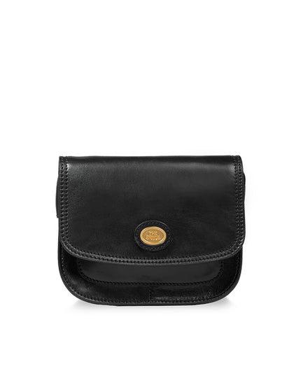 The Bridge Borsa tracolla in pelle a scomparti small size Story Donna Nero