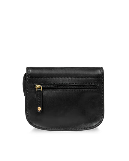 The Bridge Borsa tracolla in pelle a scomparti small size Story Donna Nero