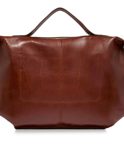 The Bridge Borsa tracolla pelle chiusa con zip taglia L Unica Bag