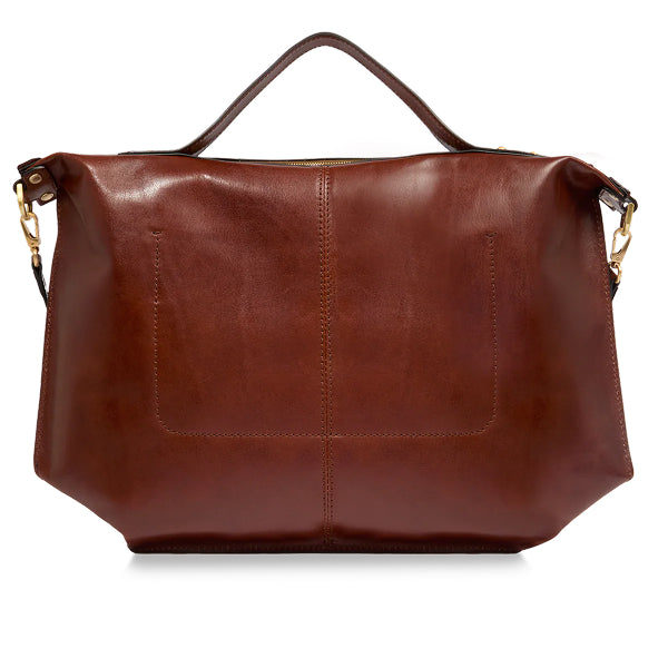 The Bridge Borsa tracolla pelle chiusa con zip taglia L Unica Bag