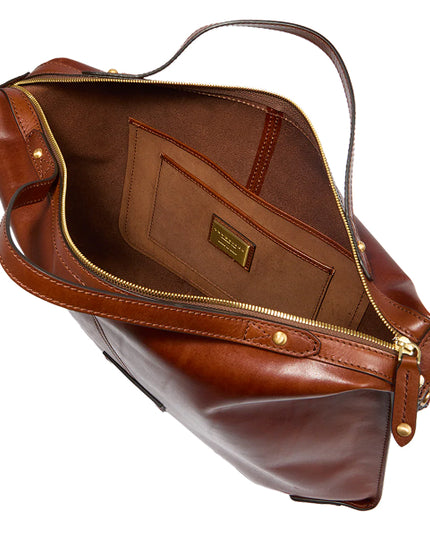 The Bridge Borsa tracolla pelle chiusa con zip taglia L Unica Bag